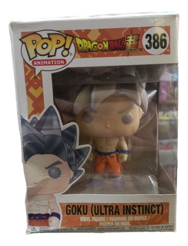 Funko Pop Dragon Ball Z Goku Ultra Instinct 386 Caja Dañada