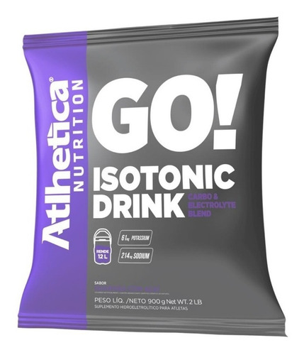Isotonico Isotonic Drink Go Endurence 900g - Atlhetica