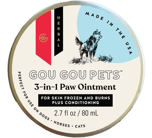 Gou Gou Pets - 3-in-1 Paw Ointment For Dogs, Cats And Horses