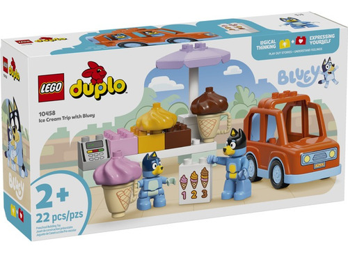 Lego Duplo Excursión A La Heladería Con Bluey 10458 - 22pz 22 Bluey