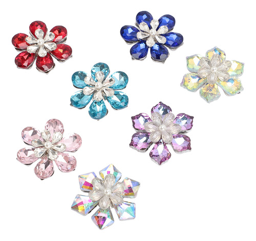 Decoraciones Con Diamantes De Imitación, 7 Unidades, Con Par
