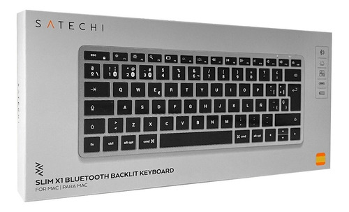 Imagen 10 de 10 de Outlet Teclado Bluetooth X1 Español/ Poco Uso S/caja Satechi