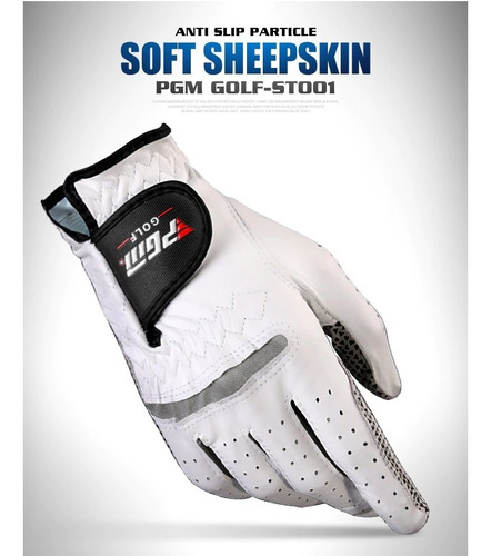 Imagen 3 de 10 de Guante Izquierdo Golf Pgm Weather Max Grip Hombre Soul