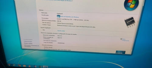 Imagem 7 de 8 de Cpu Pauta Core2duo/ 4gb / 250 Gb Hd / Windows 7