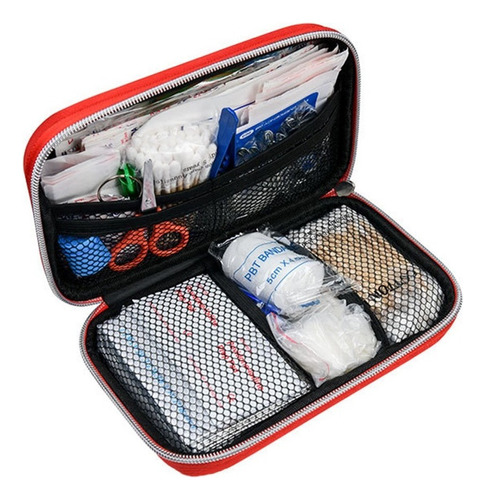 Kit De Emergencia De 184 Piezas De Primeros Auxilios Con Caj