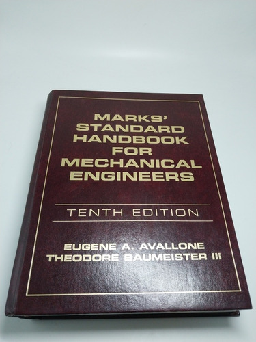 Marks'standard Handbook For Mechanical Engineers Avallone 