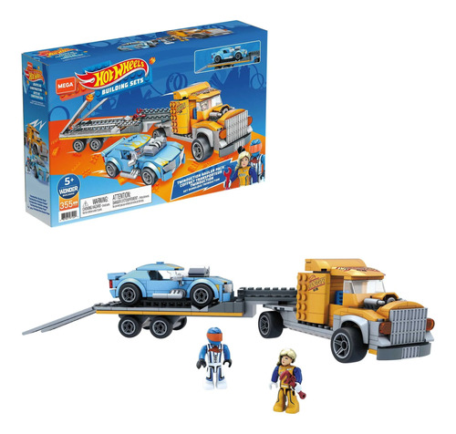 Mega Hot Wheels Twinduction Hauler Pack Juego De Construcció