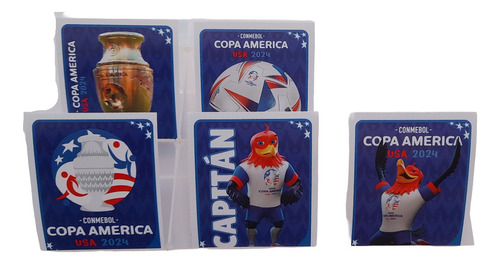 Figuritas Copa America Usa 2024 Alternativo - Logos