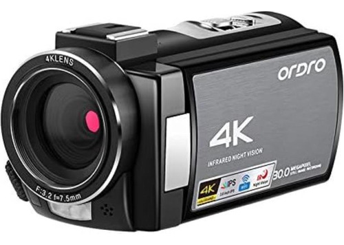 Ordro Ae8 Ultra Hd 4k Videocámara Cámara De Vídeo Con Zoom D