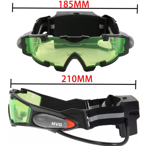 Gafas De Visión Nocturna Con Banda Elástica Ajustable Con Lu