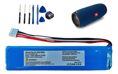 Bateria De Remplazo Para Jbl Xtreme 7,4v 5000mah 37w