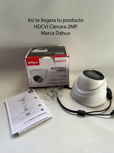Imagen 7 de 10 de Camara Domo Full Hd 2mpx 1080p Cctv T1a21 Dahua