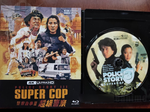Police Story 3 (super Cops) 4k Uhd Disco Doble Capa 50gigas