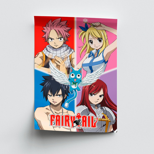 Impresión Foto - Poster Fairy Tail 60 X 90 Cm 