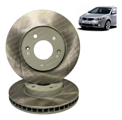 Disco Freno Delantero Kia Cerato 2010-2013. Par (2)