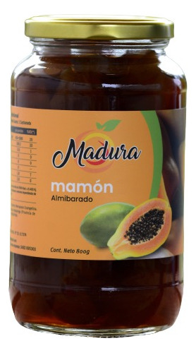 Mamón En Almíbar En Cubos X800g Madura Artesanal 100%natural