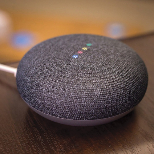 Asistente Virtual Google Assistant Home Mini Charcoal