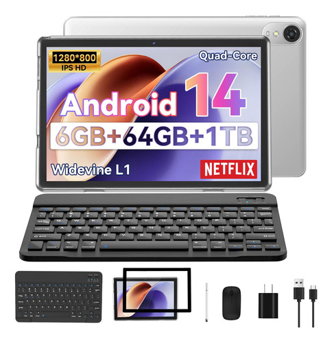 Tablet Aiprotablet 14 Android 10.1 Pulgadas, 6 Gb De Ram, 64
