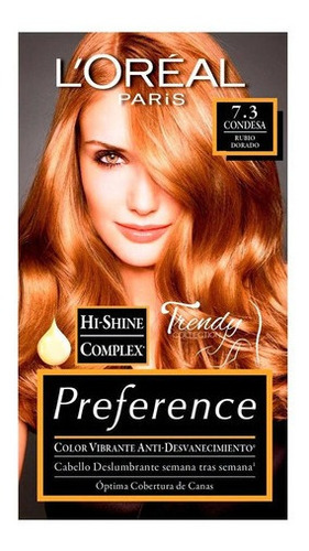 Tinte Para Cabello Preference L'oréal Paris Tono 7.3