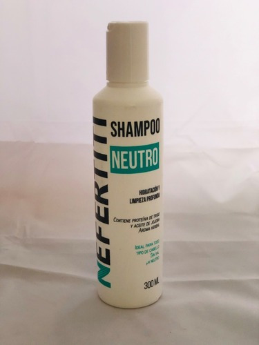  Shampoo Neutro Nefertiti 300 Ml Sin Sal