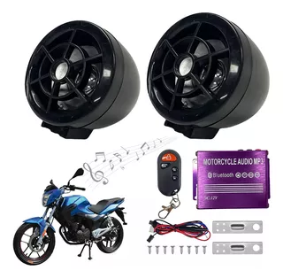 Bocinas Bluetooth Alarma Altavoz Motocicleta Altavoz Estéreo