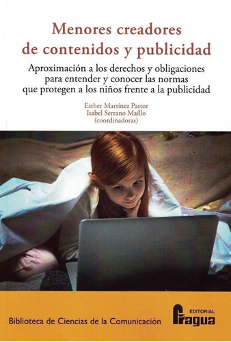 Libro Menores Creadores De Contenidos Y Publicidad