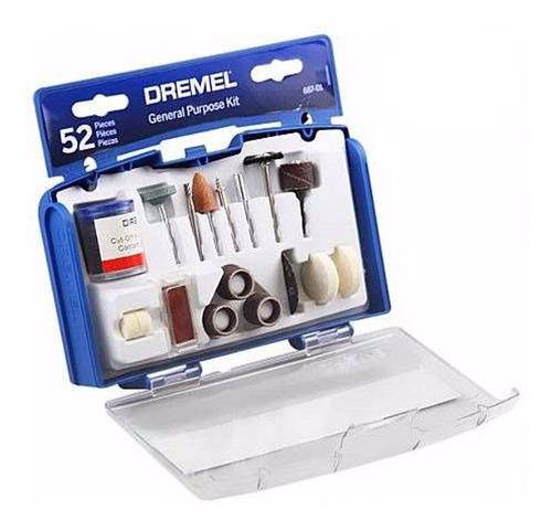 Accesorios Minitorno Dremel - Set Multiuso 52 Pzas - Fdn