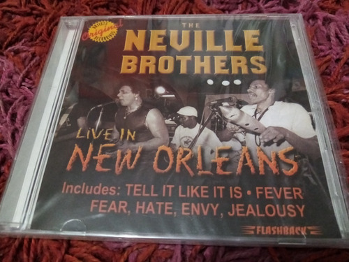 Cd`s The Neville Brothers/live In New Orleans. Nuevo