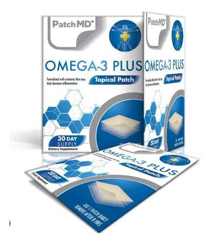 Omega 3 Patch Parches Omega 3 Plus Pack De 30 Piezas 
