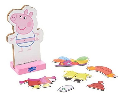 Rompecabezas magnético de madera de Peppa Pig (26 piezas)