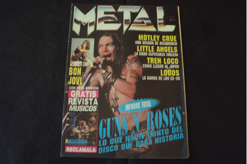 Revista Metal # 178 - Tapa Gun's N' Roses