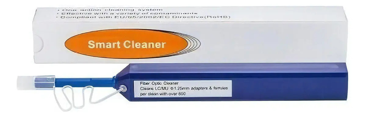 Caneta Limpeza De Conectores Ópticos Fibra Optica 1.25mm Lc