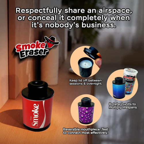 Smoke Eraser Pros 3000 Exhalaciones Prefiltros Mejorados