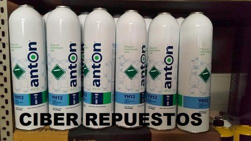 Garrafa Gas Refrigerante Anton  Yh 12 Reemplazo R 12 900 Grs