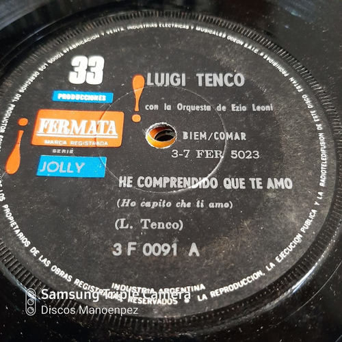 Simple Luigi Tenco Fermata C16