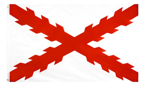 Bandera Imperio Español, Cruz De Borgoña, 60x90 Cm.  Jp