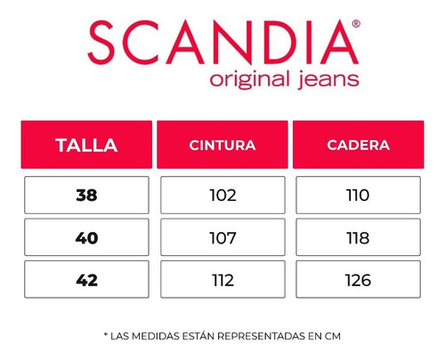 Pantalón Scandia Gabardina Recto Cintura Tallas Extras