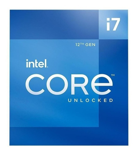 Procesador gamer Intel Core I7-12700K BX8071512700K de 12 núcleos y 5GHz de frecuencia con gráfica integrada