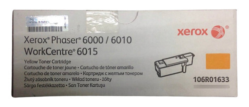 Toner Original Xerox 6000/6010. Yellow 106r01633