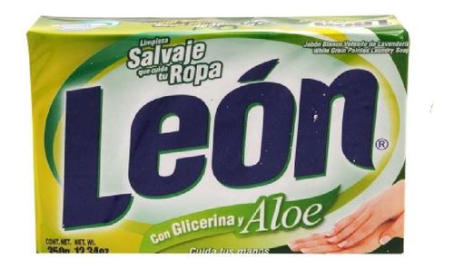 Jabon Leon 350gr Caja Con 40 Piezas