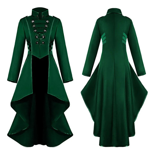 Disfraz De Tela Para Mujer, Vestido Medieval, Abrigo De Cola Para Mujer