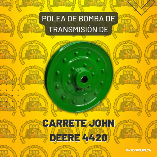 Polea De Bomba De Transmisión De Carrete John Deere 4420
