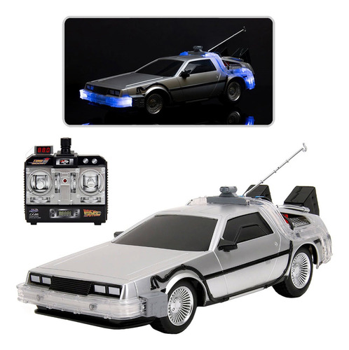  Delorean Volver Al Futuro R/c Con Luz Time Machine 