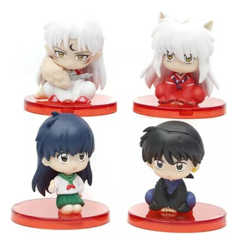 Inuyasha Colección 4 Figuras En Bolsa