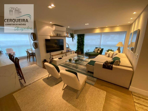 Apartamento À Venda, 145 M² Por R$ 2.300.000,00 - Jardim Belmar - Guarujá/sp - Ap0073