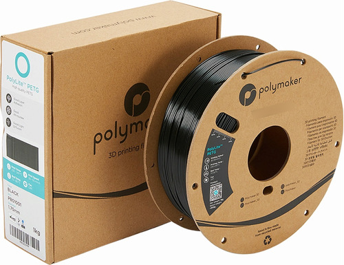 Filamento Impresion 3d Polymaker Polylite Petg Negro