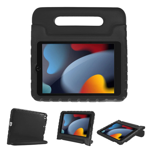 Procase Kids Funda P/ iPad 10.2 8th 7th Air Pro 10.5 Negro