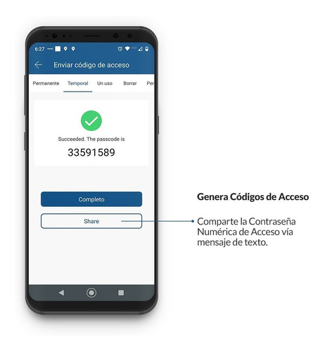 Cerrojo Wifi, Bluetooth Y Contraseña Numérica Excel 324