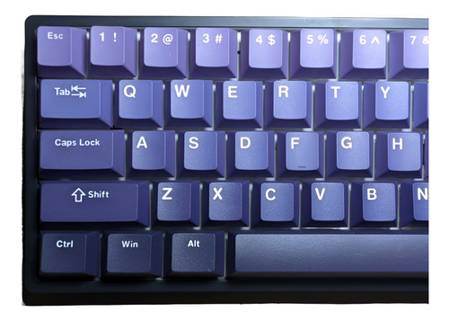 Keycaps Pbt Doble Inyección Degradado Morado