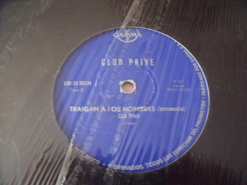 Lp Club Prive, Hollywood Break Sin Portada (Usado)